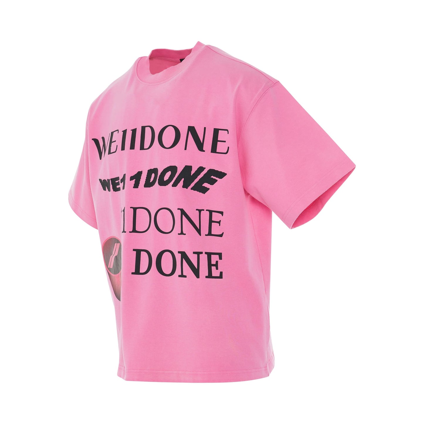 Classic Embroidered Logo T-Shirt in Pink