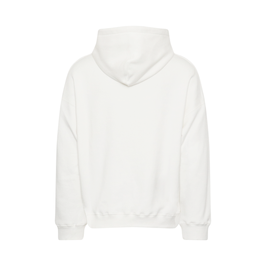 Cutout Logo Hoodie in White