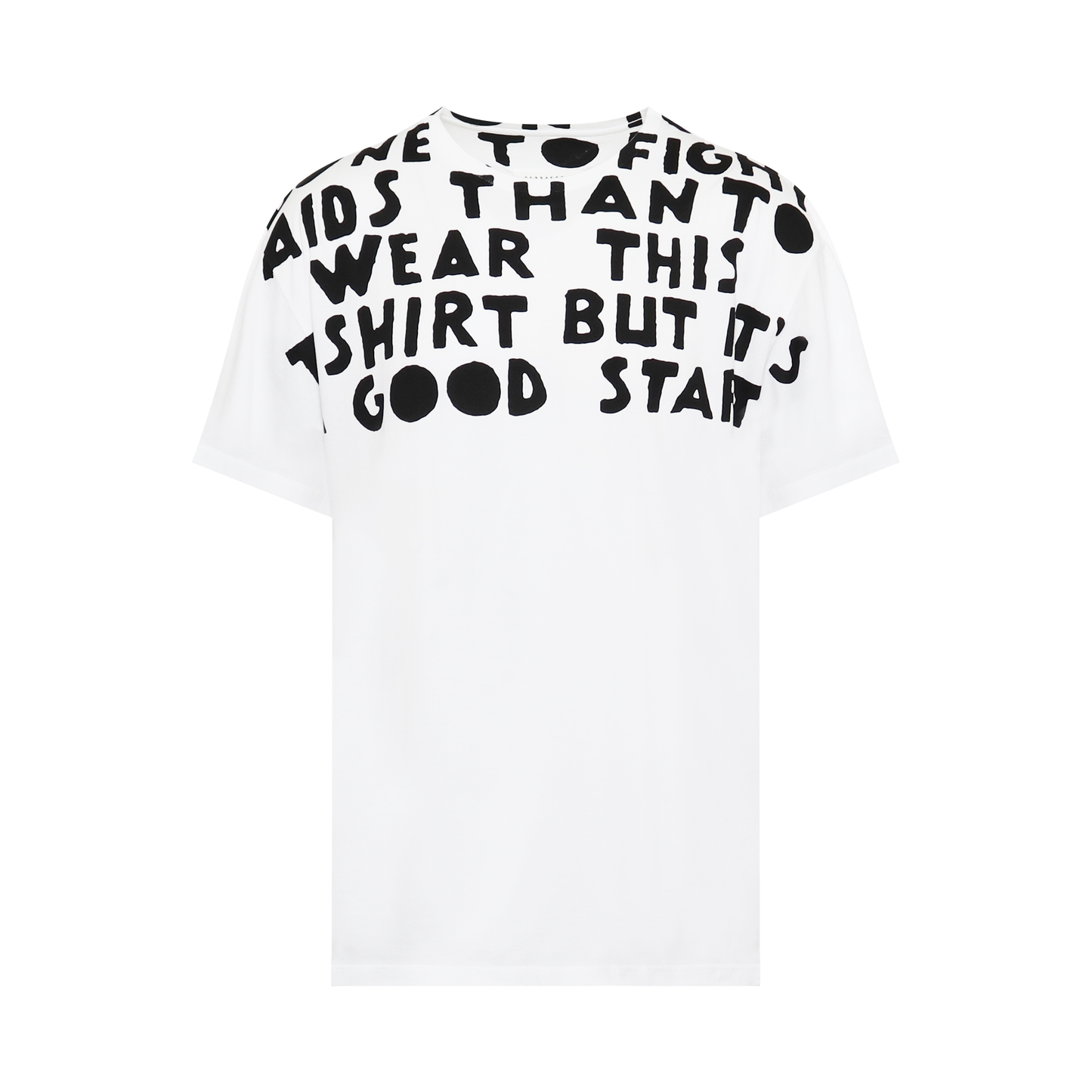 AIDS Charity T-Shirt in White