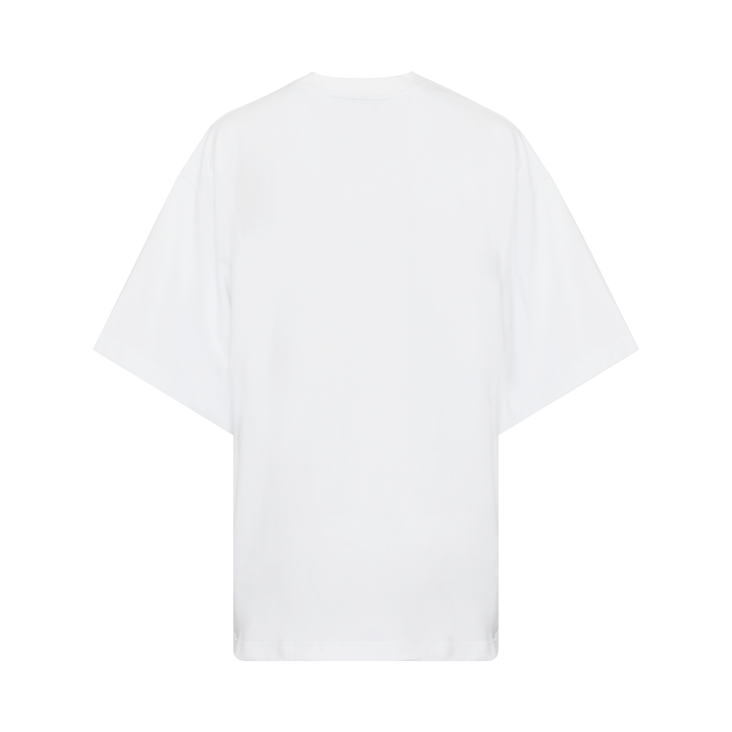 Patched Mirror Logo T-Shirt in White