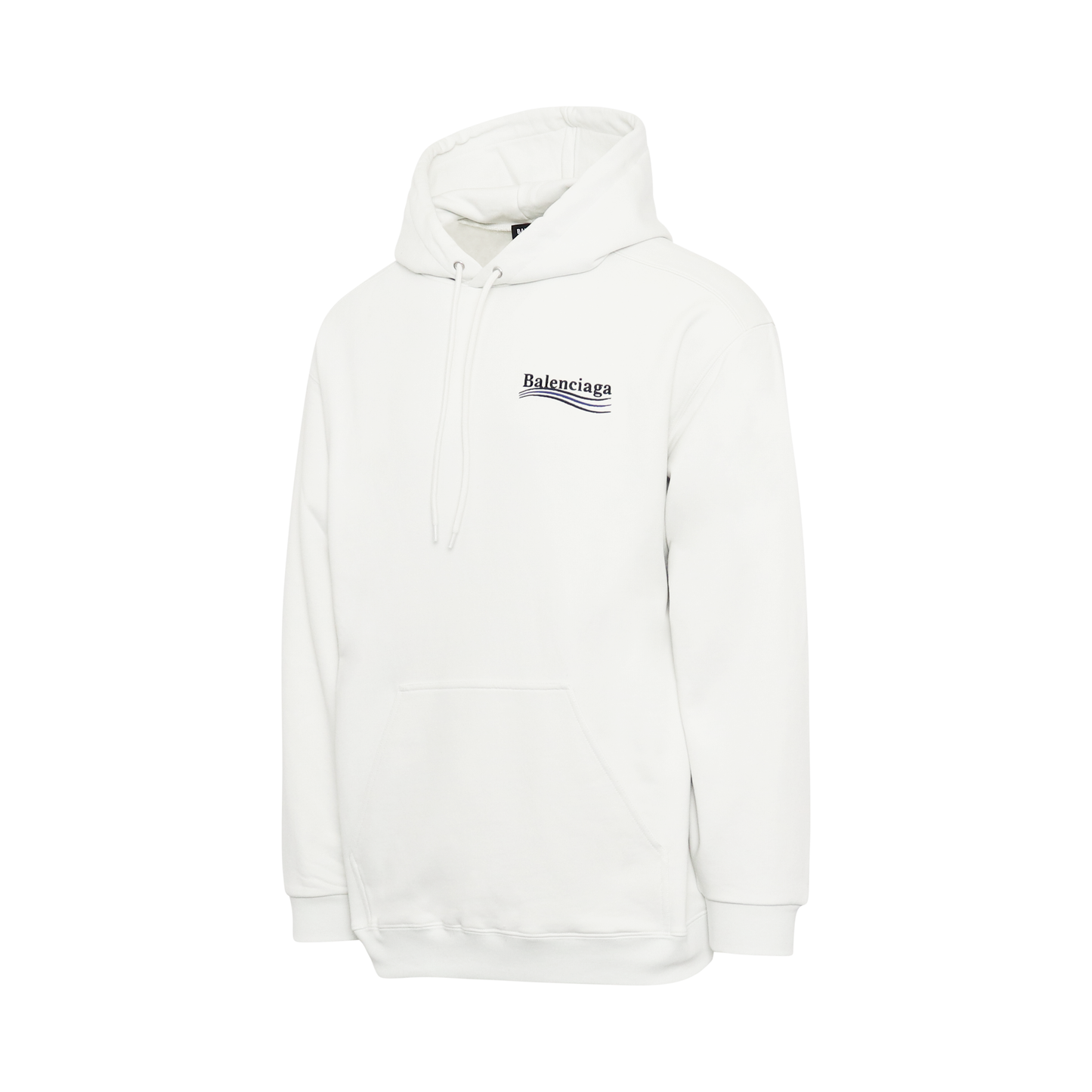 Political Campaign Medium Fit Hoodie in White