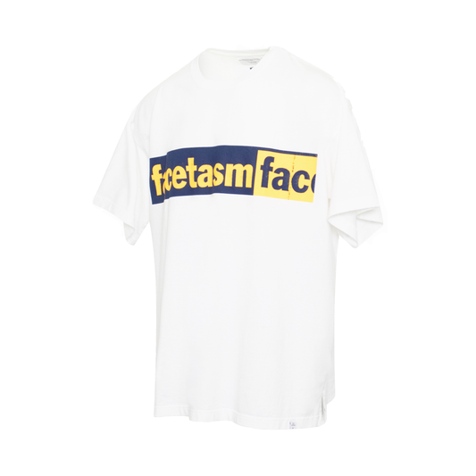 Logo Print Big T-Shirt in White