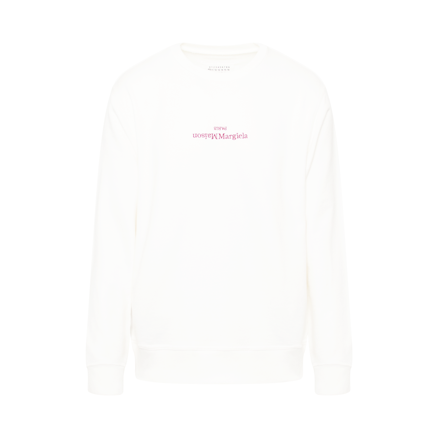 Flip Embroidered Logo Sweatshirt in White