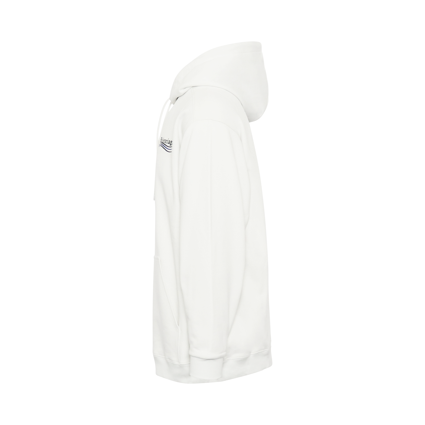 Political Campaign Medium Fit Hoodie in White