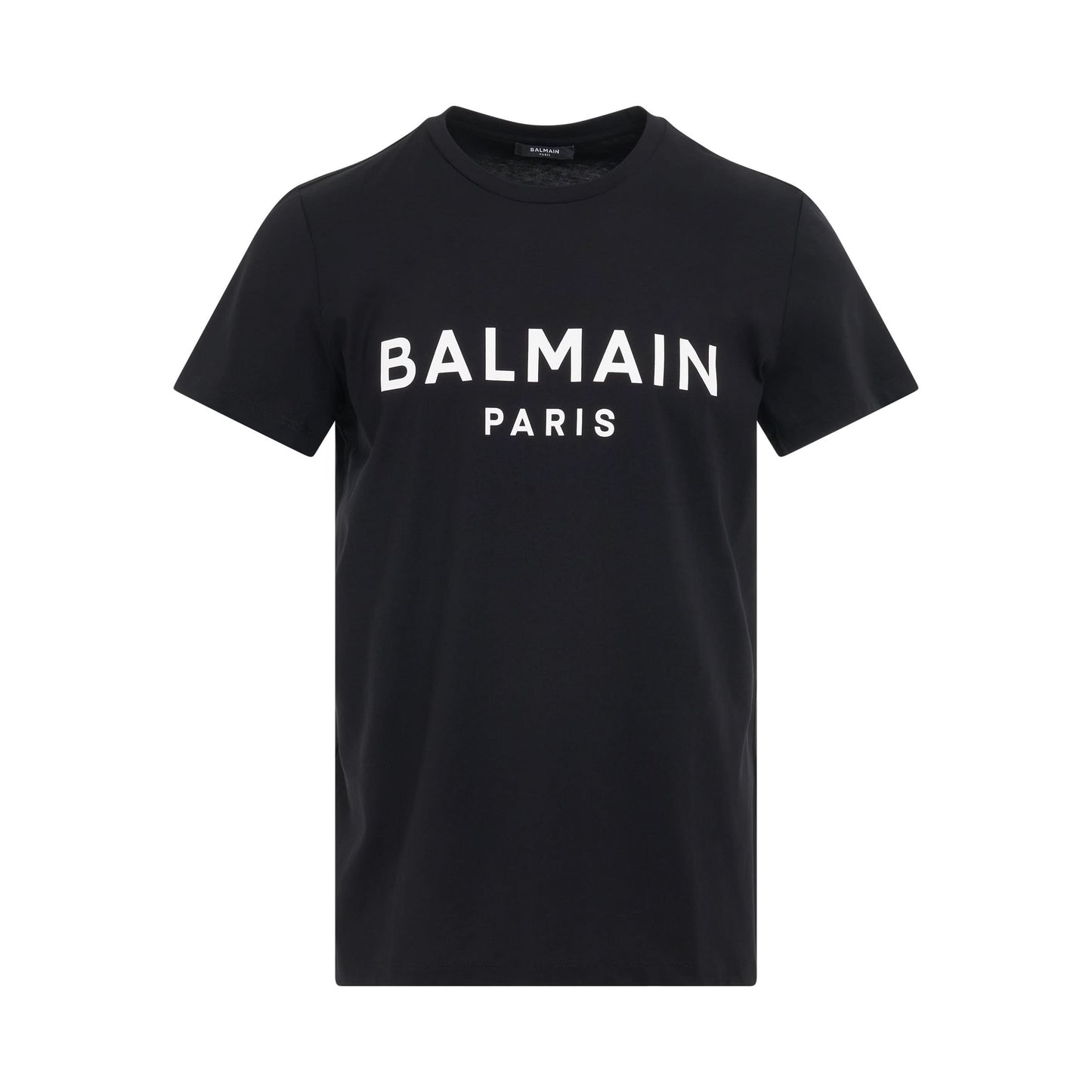 Printed Logo Classic Fit Eco T-Shirt in Black