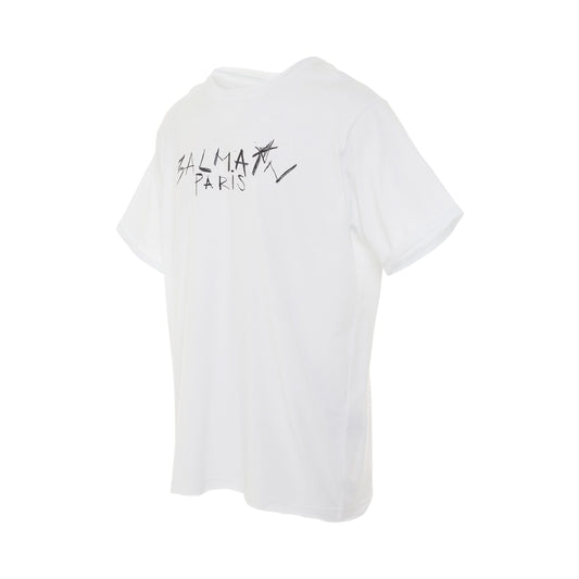 Written Logo T-Shirt in White