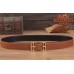Hermes Brown Cape Cod 32 Reversible Belt
