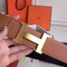 Hermes Brown Epsom Kits Belt Constance Buckle