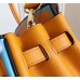 Hermes Yellow With Blue Piping Epsom Birkin 30cm Bag
