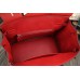 Hermes Birkin 30cm 35cm Bag In Red Clemence Leather