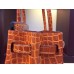 Hermes Birkin 30cm 35cm Bag In Orange Crocodile Leather