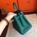 Hermes Malachite Epsom Birkin 30cm Handmade Bag
