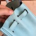 Hermes Blue Atoll Epsom Birkin 25cm Handmade Bag