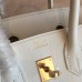 Hermes White Epsom Birkin 25cm Handmade Bag