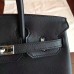 Hermes Black Swift Birkin 30cm Handmade Bag