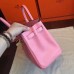 Hermes Pink Epsom Birkin 35cm Handmade Bag