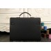 Hermes Black Kelly Depeche 38cm Briefcase Bag