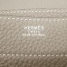 Hermes Grey Sac A Depeches 38cm Briefcase Bag