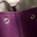 Hermes Small Garden Party 30cm Tote In Purple Leather