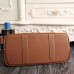 Hermes Medium Garden Party 36cm Tote In Brown Leather