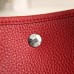Hermes Medium Garden Party 36cm Tote In Red Leather