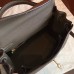 Hermes Etoupe Clemence Kelly 25cm Retourne Handmade Bag