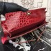 Hermes Red Crocodile Kelly Cut Clutch Bag
