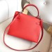 Hermes Multicolor Blocks Kelly 28cm Piment Bag