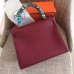 Hermes Ruby Clemence Kelly Retourne 28cm Handmade Bag