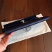 Hermes Sapphire Epsom Kelly Cut Clutch Handmade Bag
