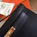 Hermes Black Swift Kelly Pochette Handmade Bag