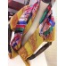 Hermes Yellow Le Pegase dHermes au Bloc Shawl