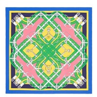 Hermes Yellow Mors à Jouets Silk Shawl