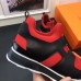 Hermes Men Red/Black Player Sneakers