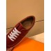 Hermes Olympic Sneakers In Red Leather