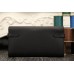 Hermes Kelly Longue Wallet In Black Epsom Leather