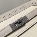 Hermes Bicolor Kelly Ghillies Wallet In Ivory Swift Leather