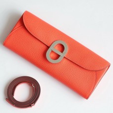Hermes Maillon To Go Wallet in Rose Jaipur Epsom Calfskin