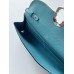 Hermes Maillon To Go Wallet in Blue Jean Epsom Calfskin