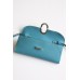 Hermes Maillon To Go Wallet in Blue Jean Epsom Calfskin