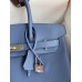 Hermes Birkin 30cm 35cm Bag In Blue Agate Epsom Leather