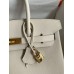 Hermes Birkin 30CM Retourne Handmade Bag In Craie Epsom Calfskin