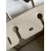 Hermes Birkin 30CM Retourne Handmade Bag In Craie Epsom Calfskin