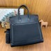 Hermes HAC Cargo Birkin 40 Handmade Bag in Black Toile