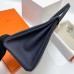 Hermes Navy Blue Clemence Birkin 40cm Handmade Bag