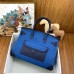 Hermes Cargo Birkin 35cm Limited-edition Bag in Blue Canvas