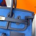 Hermes Cargo Birkin 35cm Limited-edition Bag in Blue Canvas