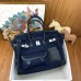 Hermes Cargo Birkin 35cm Limited-edition Bag in Navy Blue Canvas