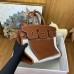 Hermes Birkin a l’envers 35 Bag in Gold Clemence Leather and Canvas