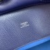 Hermes Birkin Cargo 25 Bag in Blue Toile and Navy Blue Swift Leather